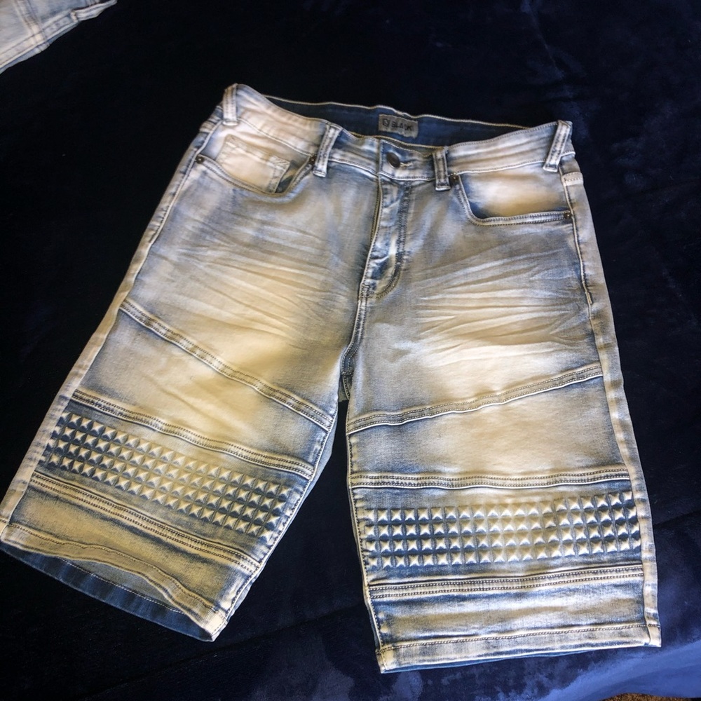 Denim shorts